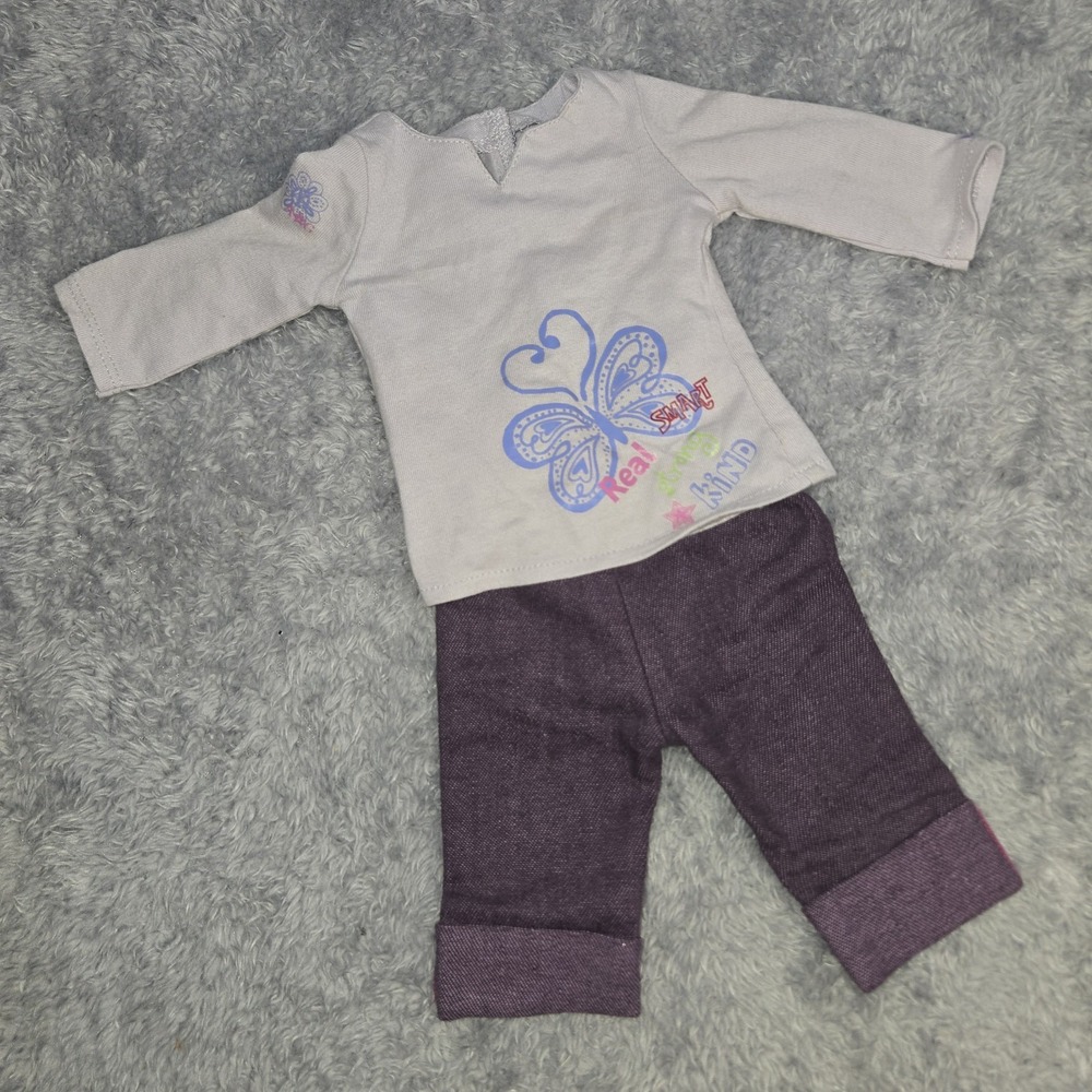 American Girl Doll 2010 Real Me Outfit Purple Top  & Pants